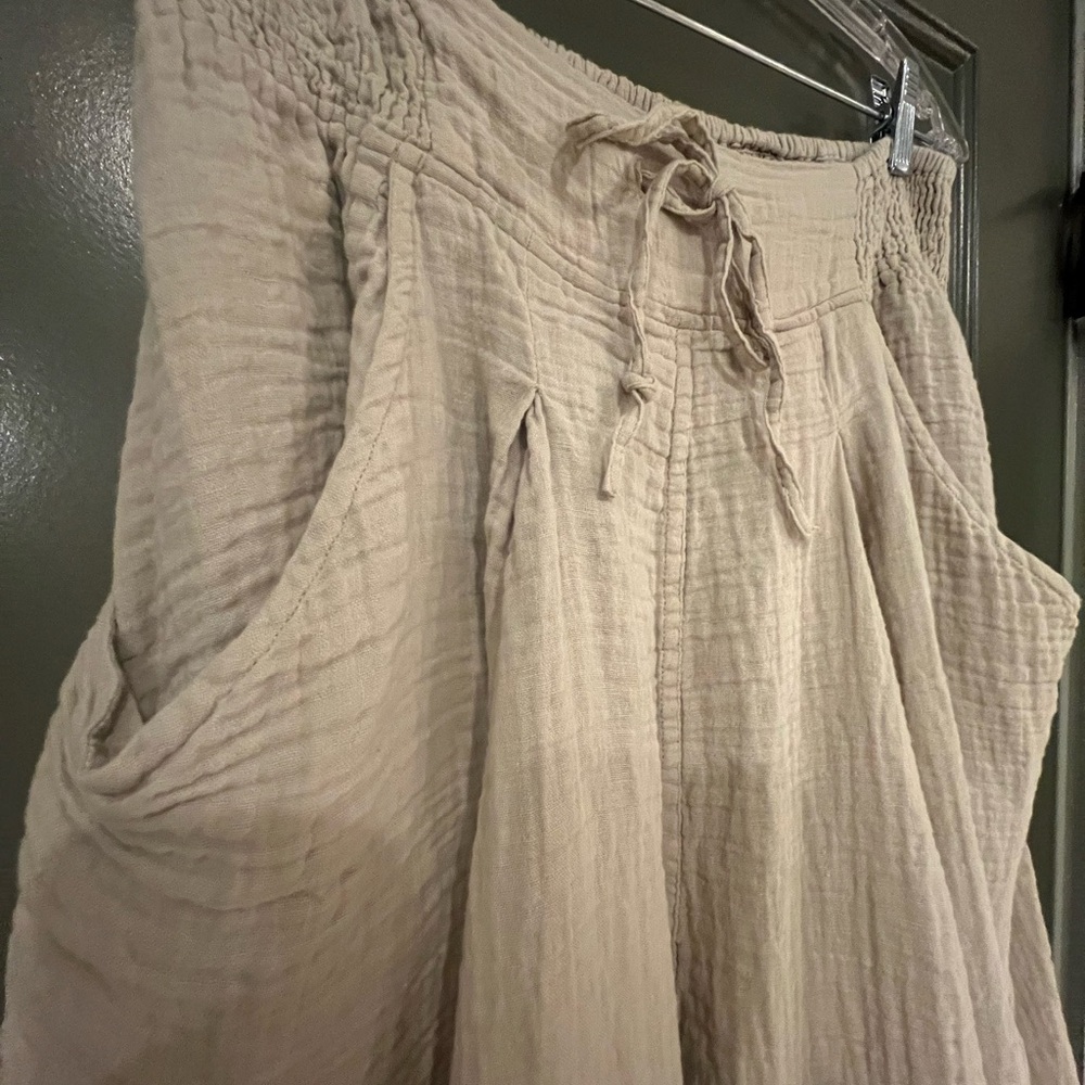 Paper Lace Gauze Palazzo Pants - Picture 2 of 6